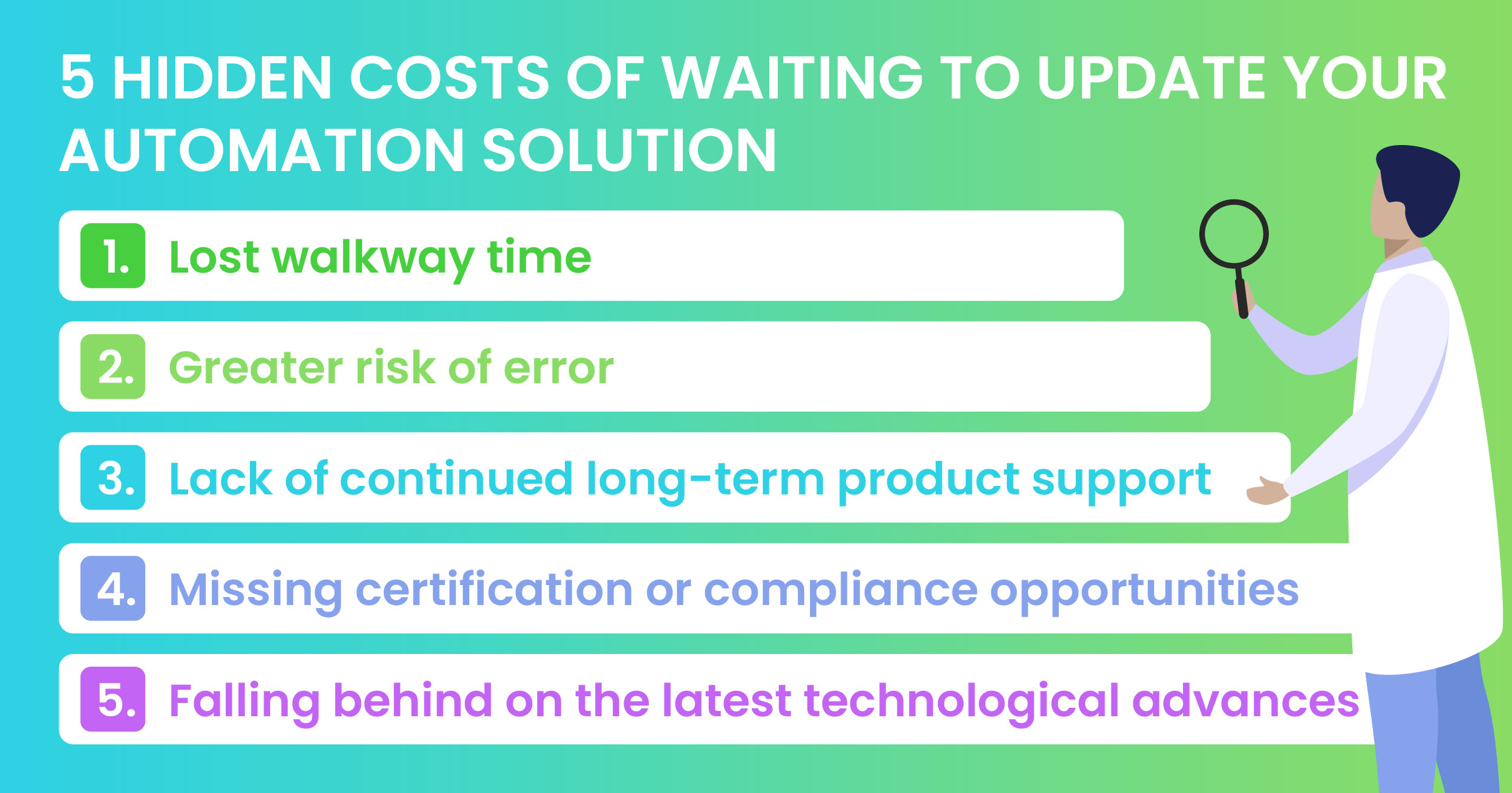 5 hidden costs of waiting to update your automation solution